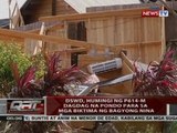 DSWD, humingi ng P614-M dagdag na pondo para sa mga biktima ng Bagyong Nina