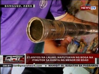 QRT: 21-anyos na lalaki, naputukan ng boga na itinutok sa kanya ng menor de edad