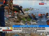 Bangkay ng biktima ng gun-for-hire group na 'highway boys,' narekober sa Marikina River