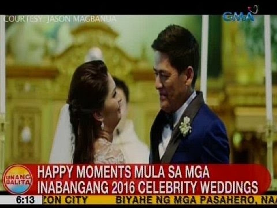 UB: Happy moments mula sa mga inabangang 2016 celebrity weddings