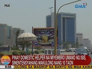 UB: Pinay domestic helper na miyembro umano ng ISIS, sinentensyahang makulong nang 10 taon