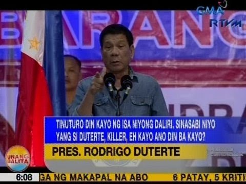 UB: Pangulong Duterte, binatikos ang Amerika at Simbahang Katolika