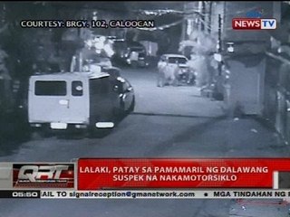 Lalaki, patay sa pamamaril ng dalawang suspek na nakamotorsiklo