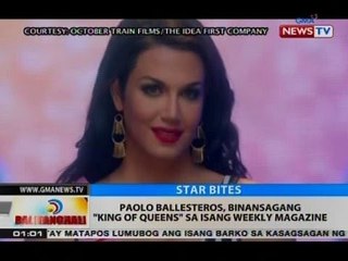 Paolo Ballesteros, binansagang 'king of queens' sa isang weekly magazine