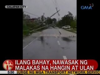 UB: Ilang bahay, nawasak ng malakas na hangin at ulan sa Calapan City