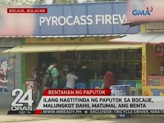 24 Oras: Ilang nagtitinda ng paputok sa Bocaue, malungkot dahil matumal ang benta