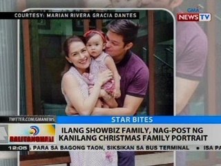 BT: Ilang showbiz family, nag-post ng kanilang Christmas family portrait