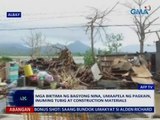 Saksi: Mga biktima ng bagyong Nina, umaapela ng pagkain, inuming tubig at construction materials