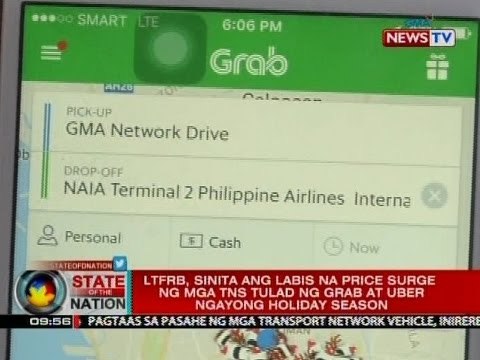 LTFRB, sinita ang labis na price surge ng mga TNS tulad ng Grab at Uber ngayong holiday season