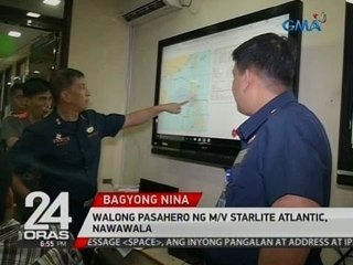 Walong pasahero ng M/V Starlite Atlantic, nawawala