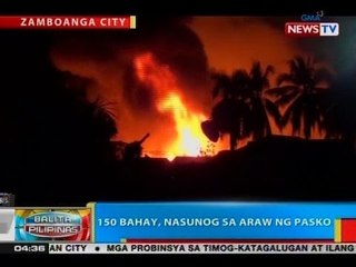 BP: 150 bahay, nasunog sa araw ng Pasko