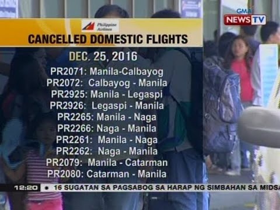 Cancelled flights
