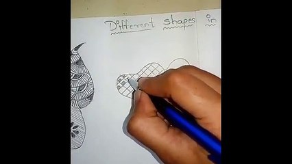 Simple Step By Step Mehndi Tutorial | With Paper & Pencil