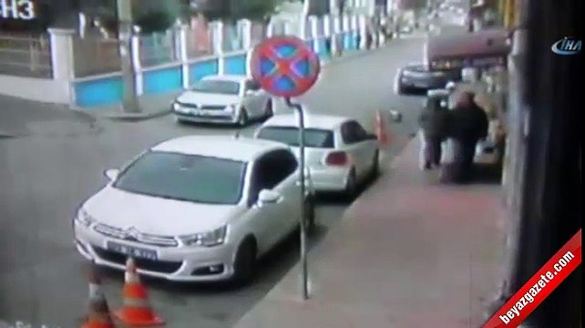 Ölümden saniyelerle kurtuldu