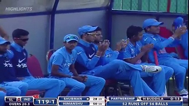 UNDER-19S ASIA CUP FINAL MATCH INDIA vs SRI LANKA 2016 Full Match Highlights
