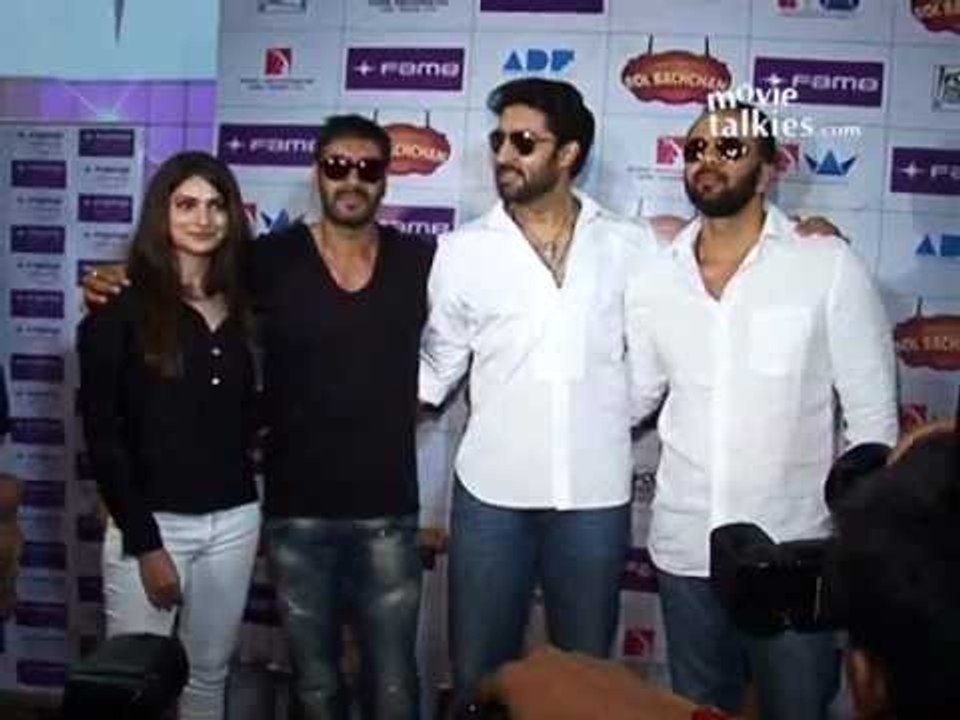 Ajay Devgn, Abhishek Bachchan, Prachi Desai And Rohit Shetty Promote 'Bol Bachchan'