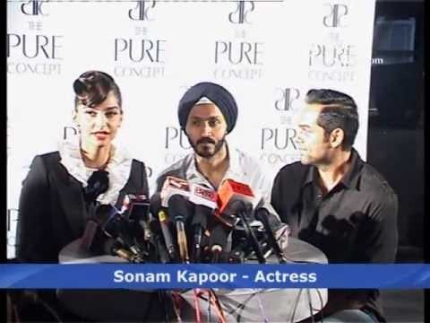 Sonam Kapoor And Abhay Deol At The 'Pure Concept' Event