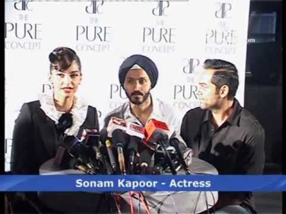 Sonam Kapoor And Abhay Deol At The 'Pure Concept' Event