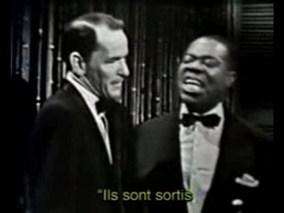 Sinatra Franck et Louis Armstrong