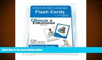 Read Online ASL Flash Cards - Learn Signs for Objects   Emotions with Vinyl Storage Pouch -