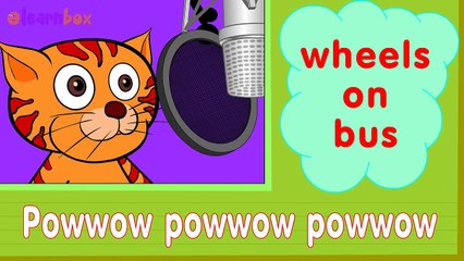 The Wheels on the Bus go round and round! Animation Nursery Rhymes for Children