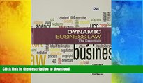 FREE [DOWNLOAD] Dynamic Business Law: The Essentials Nancy Kubasek READ ONLINE