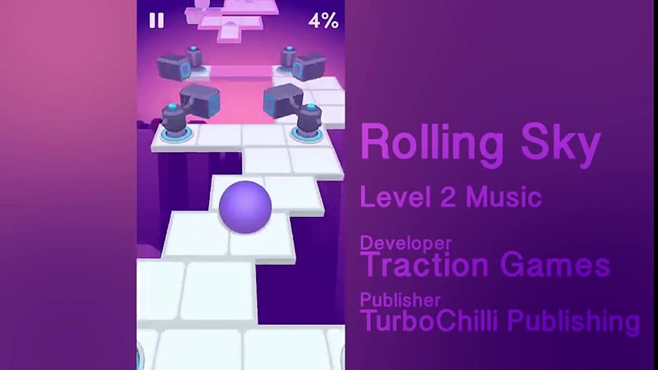 Rolling Sky Level 2 Music 100% Complete