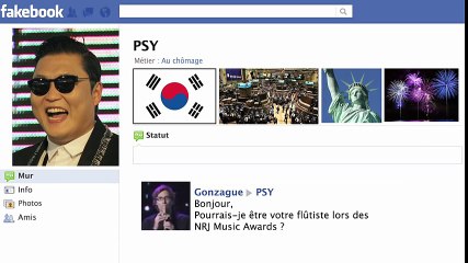 PSY  sa véritable histoire sur Facebook