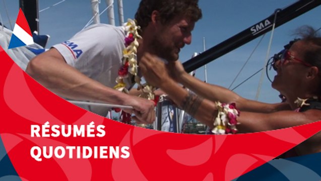 J53 : Paul Meilhat est arrivé à Papeete / Vendée Globe