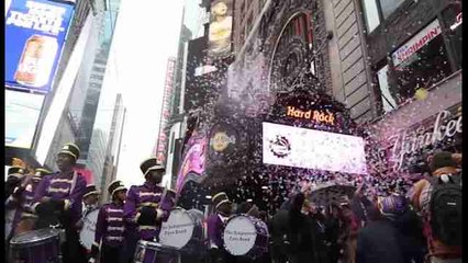 Times Square se prepara para dar la bienvenida al 2017