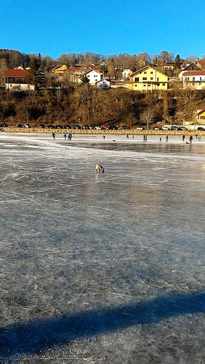 Doubs gelé villers le lac 29/12/17