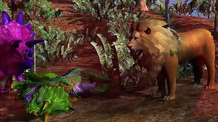 Dinosaur Fight | Dinosaur Vs Godzilla Animal Cartoons For Kids | Dinosaur Nursery Rhymes