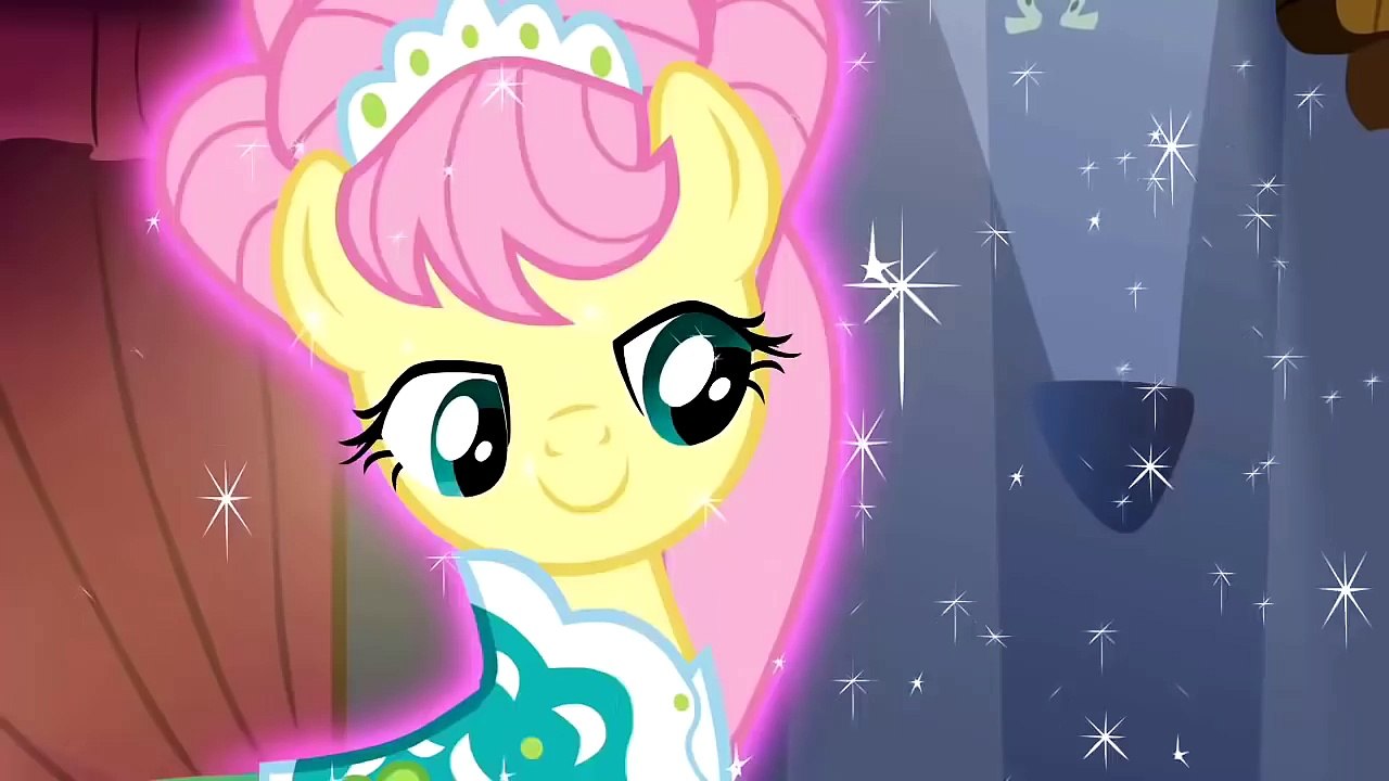 мультик Мой маленький пони .Красотка Флаттершай чешет носик