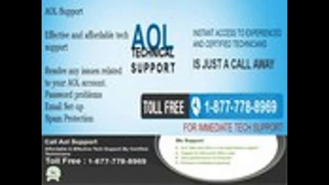 Helpline $@@$ (1) (877) (778)( 8969) AOL technical support number