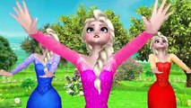 Frozen Elsa Singing Ringa Ringa Roses and If You Are Happy And You Know It Children Nursery Rhymes