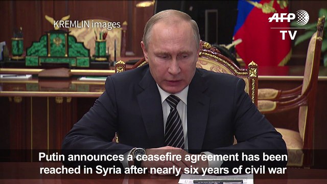Syria regime, rebels agree nationwide ceasefire (Putin)