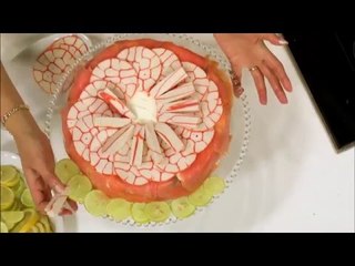 تورتة حادقة بالسالمون المدخن - فروت سلاد | حلو وحادق حلقة كاملة