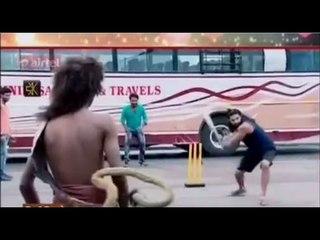 Siya Ke Ram - Ram Play Cricket On the Set Must Watch The Masti Behind The Camera
