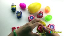 ABC SURPRISES EGG Learn to spell colors Disney car toys Thomas and friends Train Doc Mcstuffins