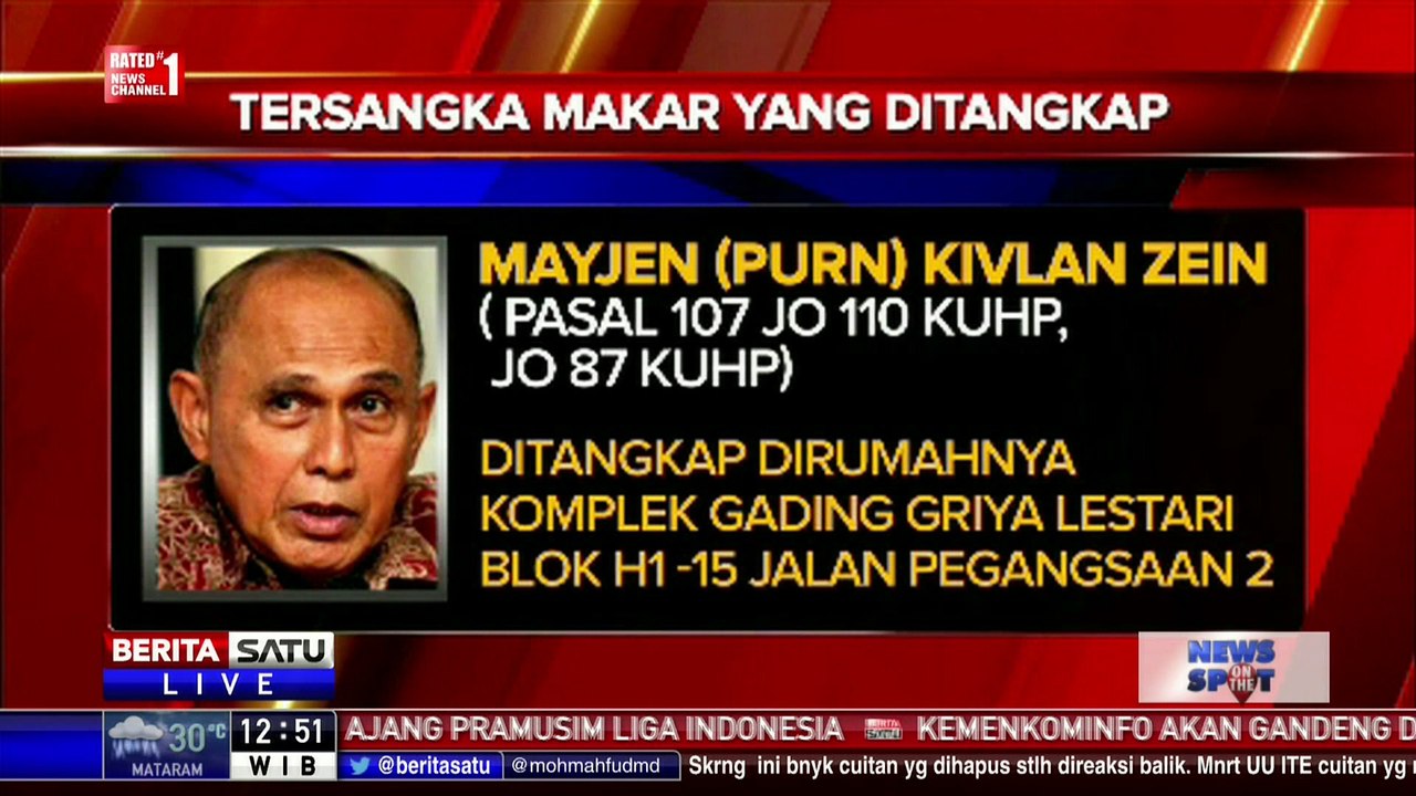 Nama-Nama Tokoh dan Aktivis Terduga Makar