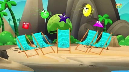 Kids TV Nursery Rhymes - Five Scary Spiders _
