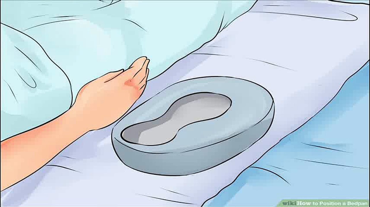 How to Position a Bedpan video Dailymotion