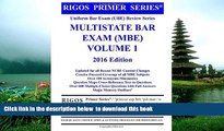 FREE [PDF] Rigos Primer Series Uniform Bar Exam (UBE) Review Series Multistate Bar Exam (MBE)