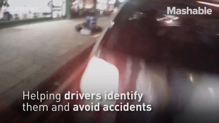 This unique reflective spray could save your life