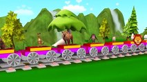 Animals Train For Children | Animals Learning Train Nursery Rhymes For Babies