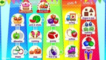 Funny Foods Toddler Learn Logic | Learn Names of Fruits, Learn Colors, Cut The Fruits