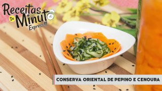 Conserva Oriental de Pepino e Cenoura - Receitas de Minuto EXPRESS #86-8vmeuqprNOY