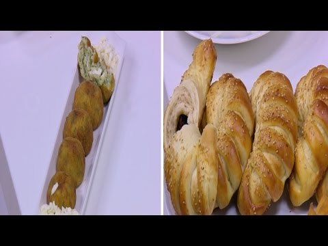 كرات بطاطس بالجبنة بانيه - كوسة و باذنجان مقلي - قرص بالتمر - بقلاوة مقلية | على قد الأيد حلقة كاملة