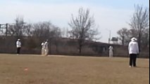psal cricket midwood bowler awais cleans up the batsmen