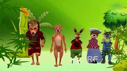 Animal Cartoon Finger Family Rhymes - 3d Animated Finger Family Songs Nursery Rhymes